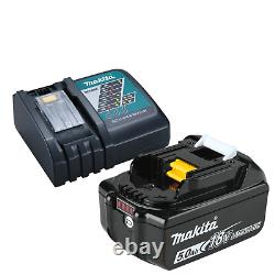 CHARGEUR MAKITA DC18RC LXT + 1 x BATTERIE BL1850B 18V 5.0Ah LI-ION AUTHENTIQUE ROYAUME-UNI