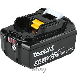 CHARGEUR MAKITA DC18RC LXT + 1 x BATTERIE BL1850B 18V 5.0Ah LI-ION AUTHENTIQUE ROYAUME-UNI