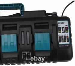 Chargeur 4 Ports Rapide Dc18sf Pour Makita Rct 14.4-18v Lxt Li-ion Chargeur De Batterie Usb