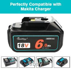 Clé D'impact Sans Fil 18v Li-ion Lxt Sans Fil Pour Makita / 6a Batterie/ Chargeur