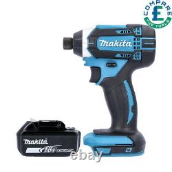 Corps de tournevis à percussion Makita DTD152Z LXT 18v avec 1 batterie de 5Ah