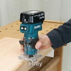 Défonceuse à batterie sans fil Makita 18V DRT52Z LXT Brushless (corps uniquement)