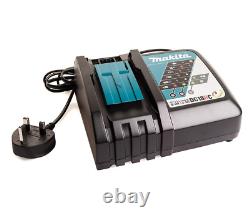 Ensemble batterie Li-Ion LXT Makita BL1860 18V 6.0Ah et chargeur rapide DC18RC 7.2V 18V