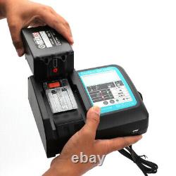 Ensemble chargeur de batterie Makita BL1860 BL1850 BL1815N LXT Li-Ion 18V 1.5Ah portable