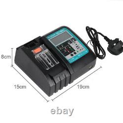 Ensemble chargeur de batterie Makita BL1860 BL1850 BL1815N LXT Li-Ion 18V 1.5Ah portable