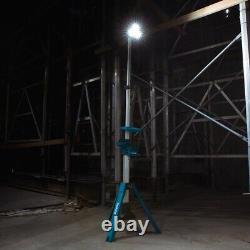Lumière de chantier sur trépied à LED Makita DML813 18V LXT avec tête pivotante sans fil 3000 lumens