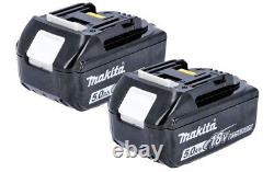 Makita 2bl1850 18 V 5.0 A Li-ion Lxt Batterie Noir (paquet De 2)
