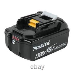 Makita BL1860 18v 2 x LXT 6.0ah Batteries Lithium-Ion + Chargeur double port DC18SH