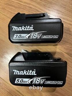 Makita Bl1830 3.0ah & Bl1850 5.0ah 18v Lxt Batterie Li-ion Deux Batteries