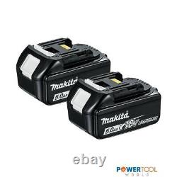 Makita Bl1850x2 18v Lxt 5.0ah Li-ion Batterie Twin Pack