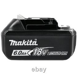 Makita Bl1860b 2 X 18v 6ah Lxt Li-ion Véritable Makstar Batterie Twin Pack