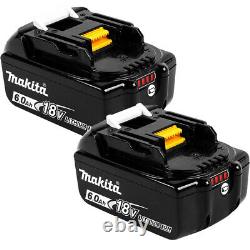 Makita Bl1860b X 2 18v Lxt Li-ion 6.0ah Véritable Batterie 197422-4 Twin Pack