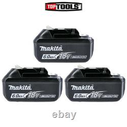 Makita Bl1860bx3 3 X 18v 6ah Lxt Li-ion Véritable Makstar Batterie Pack Triple