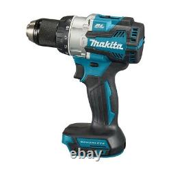 Makita DHP489Z Perceuse à percussion combinée sans balais 18v LXT avec mandrin en métal + Mallette Makita