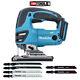 Makita Djv180zx Scie Sauteuse à Pendule Sans Fil Li-ion 18v Lxt Avec 12 Lames