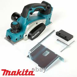 Makita DKP180 LXT 18V Li-Ion Rabot de 82 mm avec 2 batteries de 5 Ah, chargeur et mallette