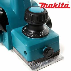 Makita DKP180 LXT 18V Li-Ion Rabot de 82 mm avec 2 batteries de 5 Ah, chargeur et mallette