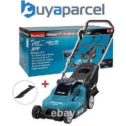 Makita DLM382Z Tondeuse à gazon sans fil avec batterie lithium-ion 18v 36v LXT (unité nue + lame)