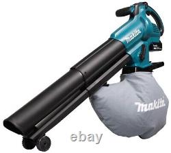 Makita DUB187Z Souffleur Aspirateur à Feuilles Sans Fil à Vitesse Variable 18V LXT Brushless