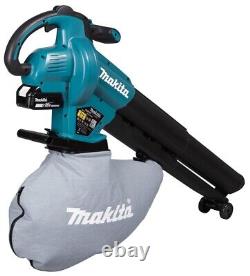 Makita DUB187Z Souffleur Aspirateur à Feuilles Sans Fil à Vitesse Variable 18V LXT Brushless