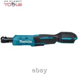 Makita DWR180Z 18V LXT Li-ion Clé à cliquet sans fil 1/4 et 3/8 Unité nue