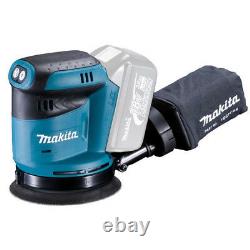 Makita Dbo180z 18v Lxt Li-ion Akku-excenterschleifer Solo Nur Körper