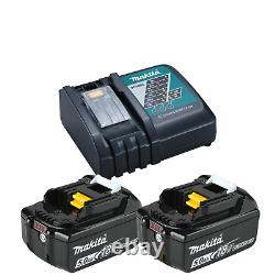 Makita Dc18rc Chargeur Lxt + 2 X Bl1850 Kit Batterie 18v 5.0ah Li-ion Véritable Royaume-uni