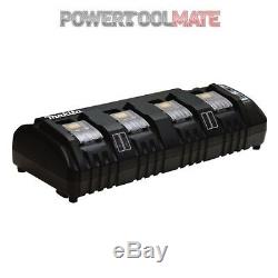 Makita Dc18sf 14.4v 18v Lxt Multi 4 Port Li-ion Chargeur