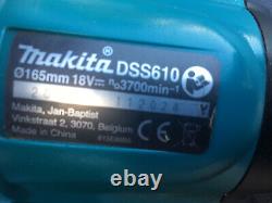 Makita Dss610 18v Li-ion Sans Fil Lxt 165mm Scie Circulaire Avec 3.0. Batterie