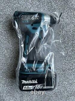 Makita Dtd155z Conducteur D'impact 18v + Bl1850b 5.0ah Batterie Li-ion Lxt + Chargeur