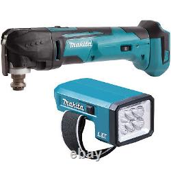 Makita Dtm51z Lxt 18v Li-ion Oscillant Multitool Avec Torche De Lampe De Poche Dml186