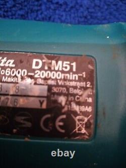 Makita Multi Tool 18v Sans Fil 390w Li-ion Lxt Keyless Dtm51z & 3.0ah Batterie
