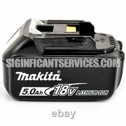 Makita Xvj02z 18v 18 Volt Lxt Li-ion Scie À Jig Sans Brosse Sans Brosse 5.0 Ah Batteries