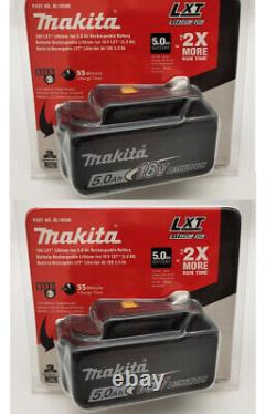 Marque NOUVELLE Batterie Makita BL1850 18V 5.0Ah LXT Li-Ion - 2 PACK
