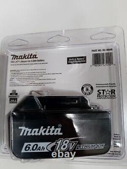 Nouvelle Batterie Authentique Makita Bl1860b 18v 6.0ah Lxt Li-ion Avec Indicateur Seeled