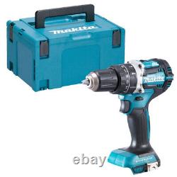 Perceuse à percussion sans fil Makita DHP484Z 18V LXT avec moteur sans balais, corps dans une caisse Makpac Type 3