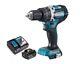 Perceuse Combinée Makita Dhp484z 18v Lxt Sans Balai Avec 1 X Batterie 5,0 Ah Et Chargeur