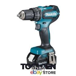 Perceuse combinée sans balai Makita DHP485STX5 18V LXT avec batterie 5.0Ah + ensemble d'accessoires 101 pièces