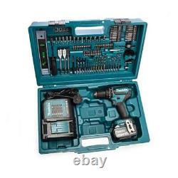 Perceuse combinée sans balai Makita DHP485STX5 18V LXT avec batterie 5.0Ah + ensemble d'accessoires 101 pièces