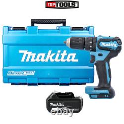 Perceuse combinée sans fil Makita DHP483ZJ 18V LXT avec moteur sans balais avec 1 batterie de 3Ah et étui