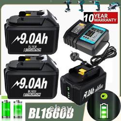 Pour Makita 18 Volts BL1830 LXT Li-ion 9.0Ah/6.0Ah Batterie BL1850B BL1860B BL1840