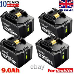 Pour Makita 18V 9.0/12.0Ah Batterie Li-ion LXT BL1830 BL1840 BL1850 BL1860/Chargeur