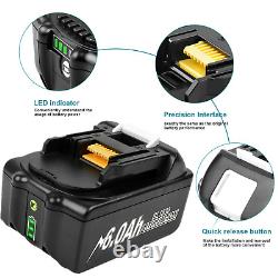 Pour Makita 18V 9.0/12.0Ah Batterie Li-ion LXT BL1830 BL1840 BL1850 BL1860/Chargeur