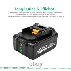 Pour Makita 18V 9.0/12.0Ah Batterie Li-ion LXT BL1830 BL1840 BL1850 BL1860/Chargeur