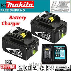 Pour Makita 18v 6.0ah 9.0ah Batterie Lxt Li-ion Bl1860 Bl1830 Chargeur Sans Fil Uk