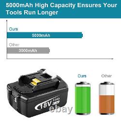 Pour batterie Makita 18V BL1830/1850 BL1860B 6.0Ah LXT Li-Ion batterie sans fil nouvelle