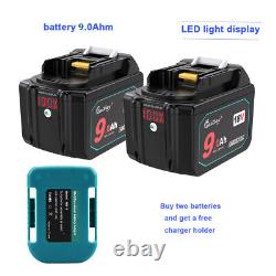 Pour batterie sans fil Makita 18V 5/6/9mAh LXT Li-Ion BL1830 BL1850 BL1860 BL1815