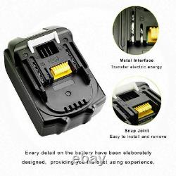 Pour la batterie Makita BL1830 18V 12Ah 8.0Ah 9Ah LXT Li-ion BL1860 1850 Chargeur/LED