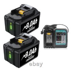 Pour la batterie / chargeur Makita BL1860 BL1830 BL1850 6.0Ah 9.0Ah 8Ah 18V Li-ion LXT