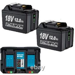 Royaume-Uni pour Makita 18V 6.0Ah LXT Batterie Li-ion BL1830 BL1850 BL1860 / Chargeur/Lumières